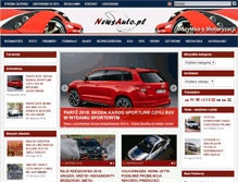 Tablet Screenshot of newsauto.pl